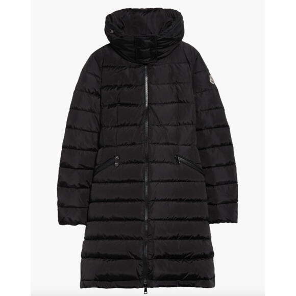 NEW, MONCLER Flammette Down Coat in black Size 3 #DC431 - Picture 1 of 15